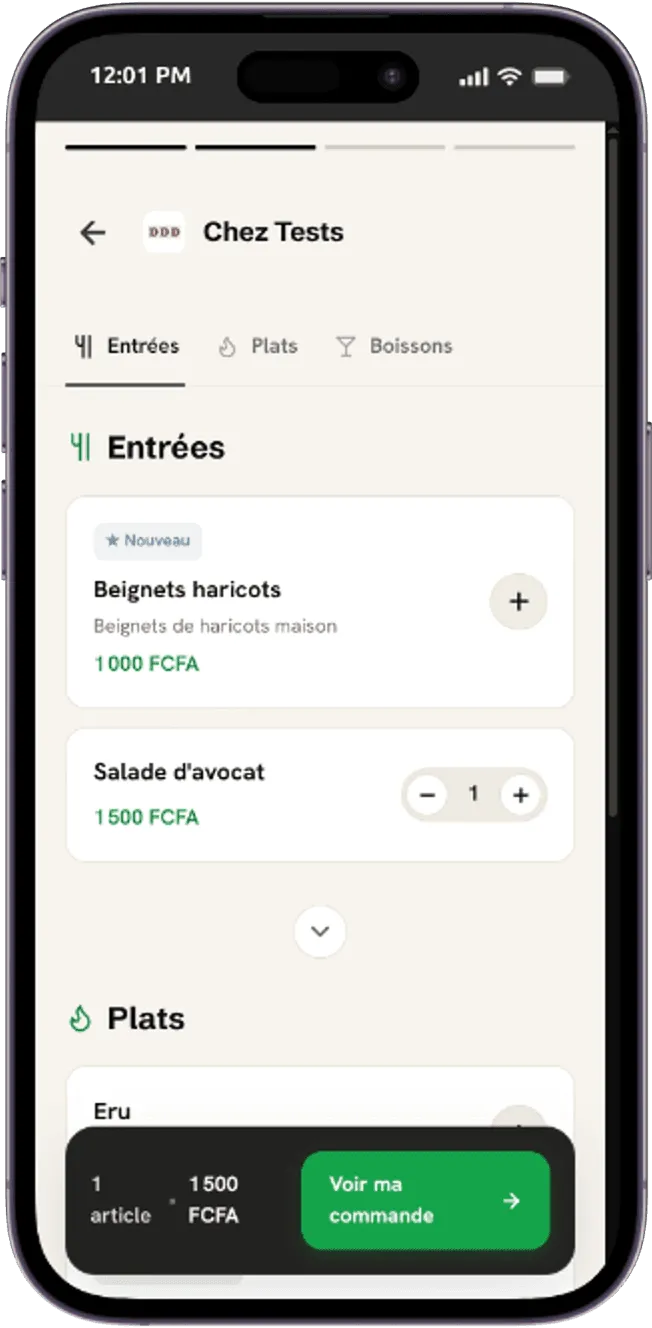 Sa carte, en un scan